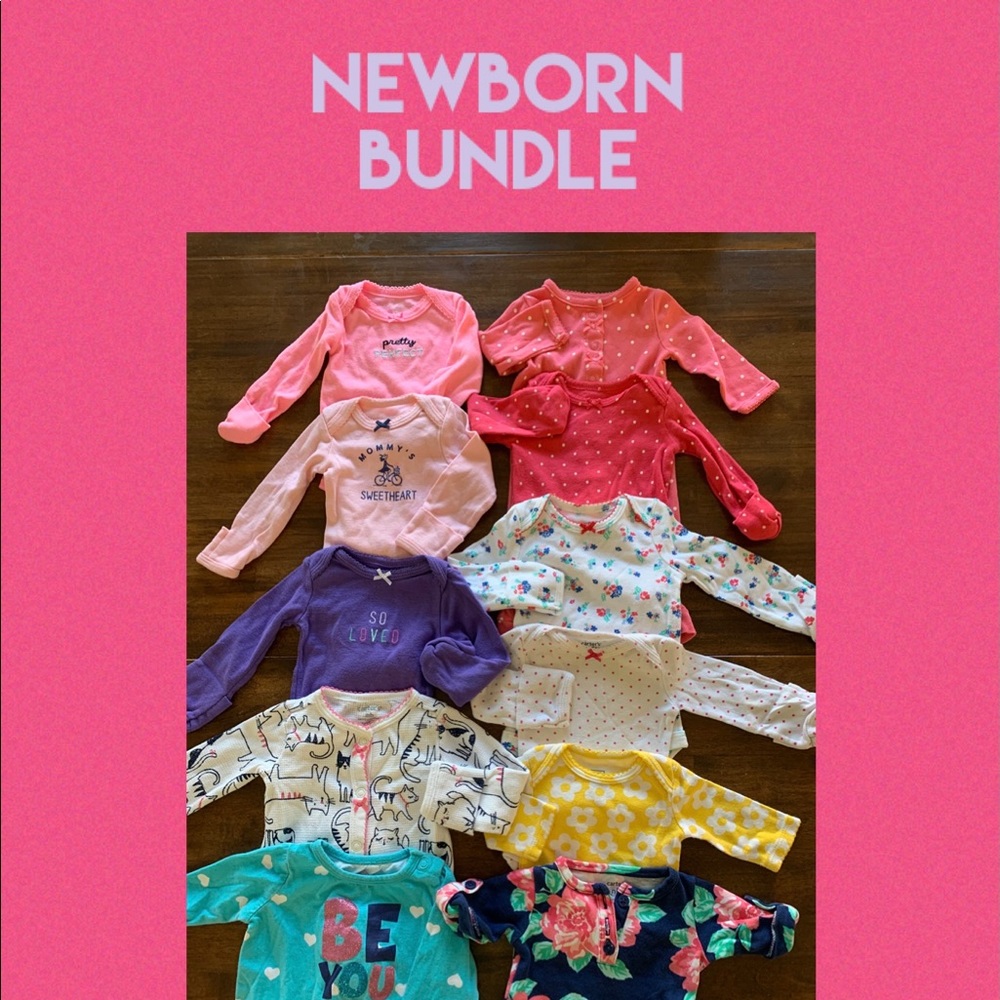 Girl newborn bundle 11 pieces